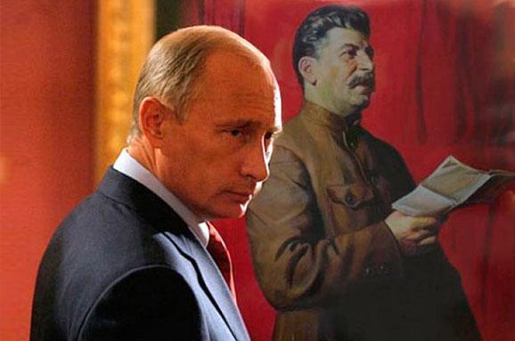 Putin and Stalin